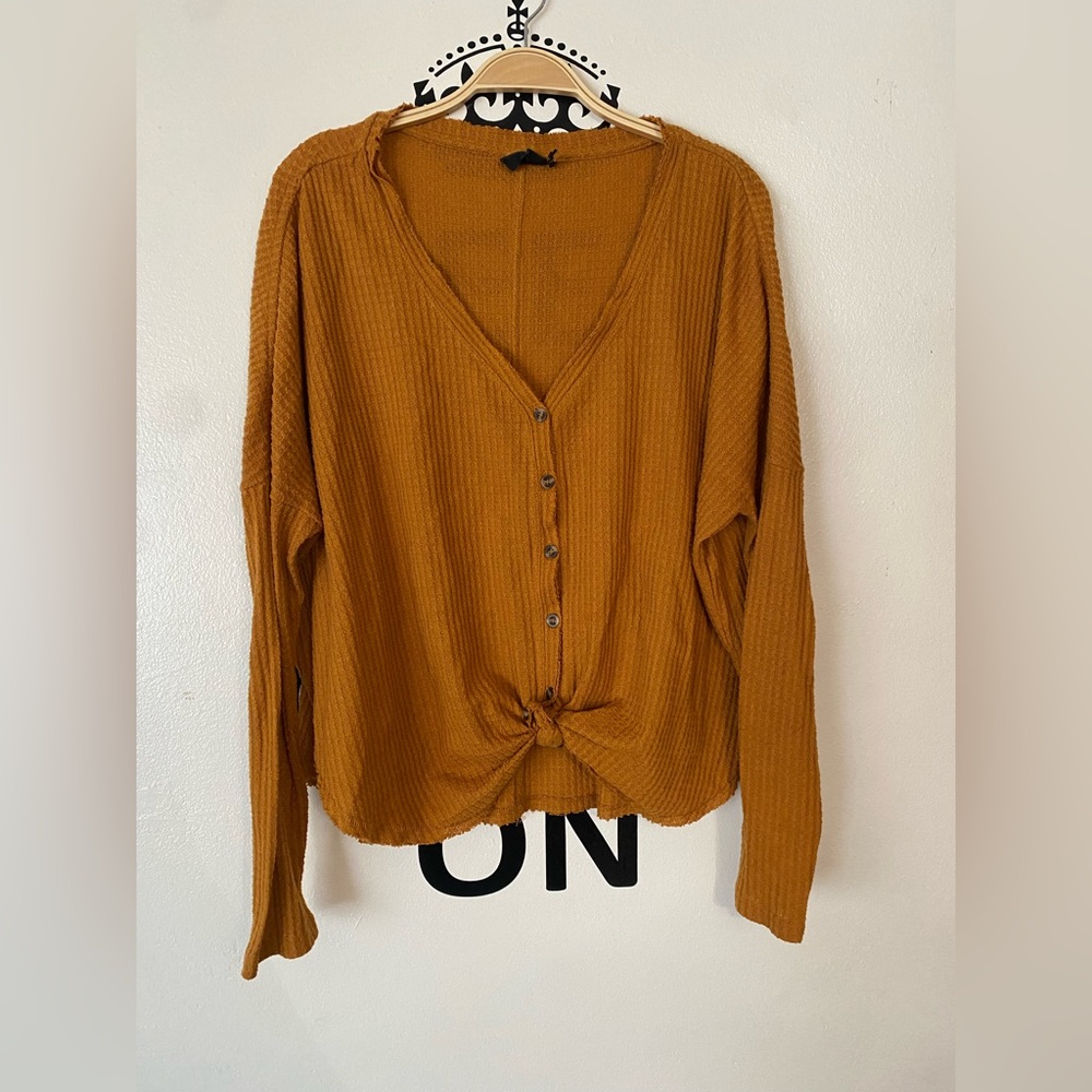 Urban Outfitters | Out from Under Burnt Orange Lounge Top Size M